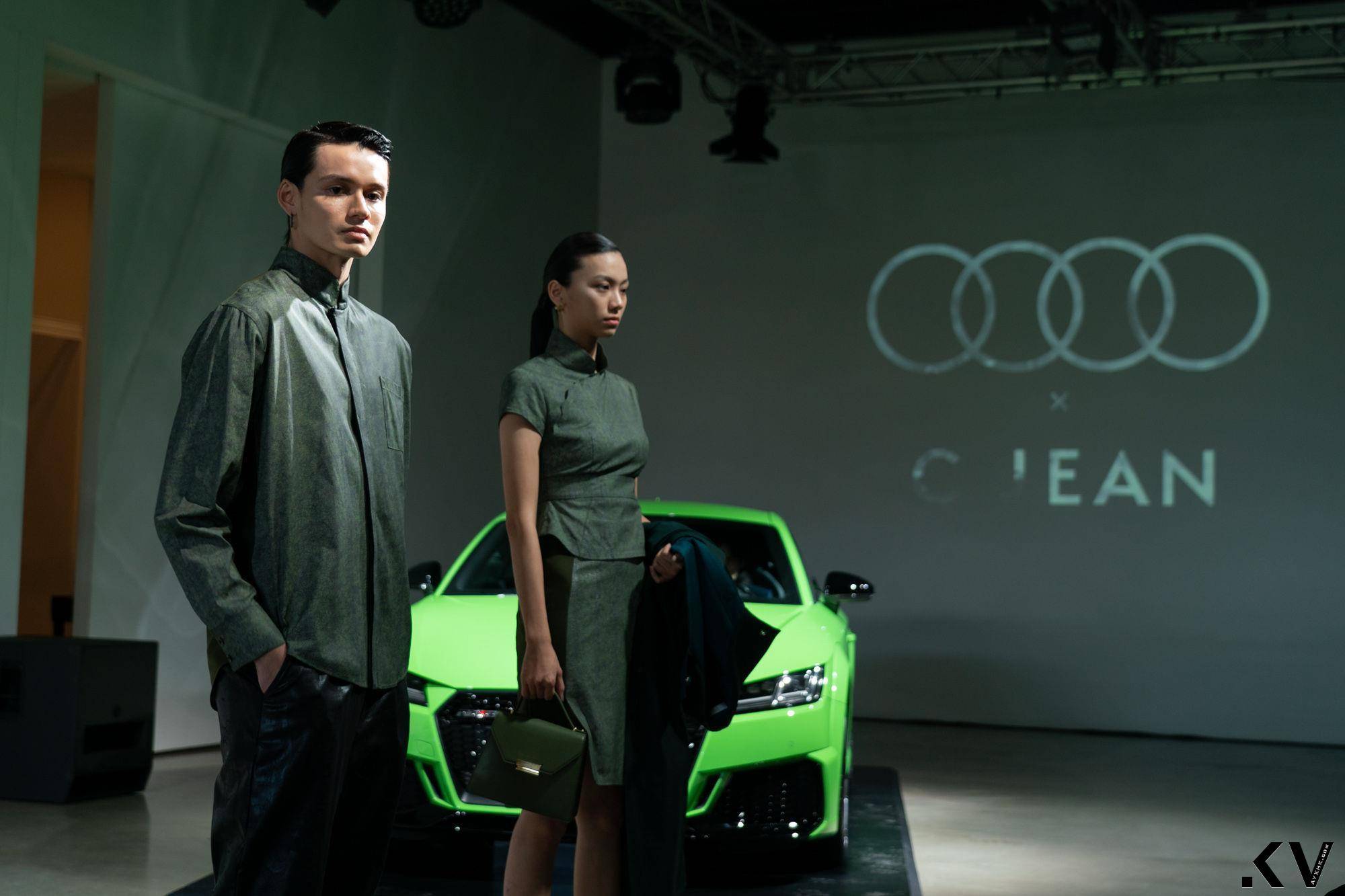 中国台湾设计师把Audi变时装！“蜂巢、鹦鹉螺花纹”元素打造隽永时尚 名人名流 图2张
